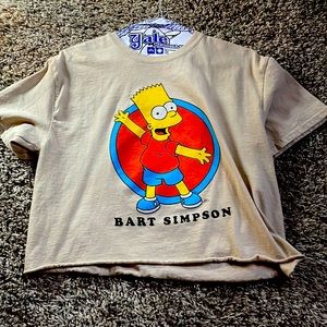 Tan Simpson Shirt For Youth Girls